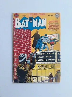 Buy Batman #64 Killer Moth Appearance DC Golden Age 1951 • 317.69£