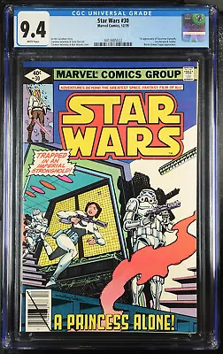 Buy Star Wars #30 CGC 9.4 White Pages, 1st App Governor Corwyth • 47.97£