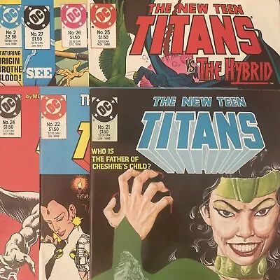 Buy The New Teen Titans #21 22 23 24 25 26 & Annual #2 ( DC) Lot Of 7 Comics • 16.08£