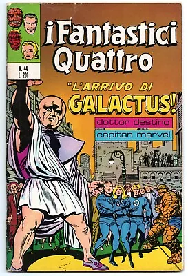 Buy The FANTASTIC FOUR 4 HORN #44 GALACTUS ARRIVAL! Silver Surfer Cap. Marvel • 110.53£