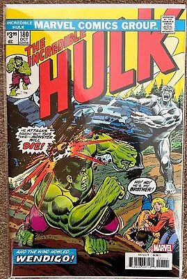 Buy The Incredible Hulk 180 (2023) Facsimile Edition  • 5£