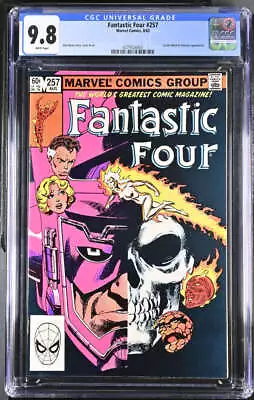 Buy Fantastic Four #257 Cgc 9.8 White Pages // Marvel Comics 1983 • 118.49£