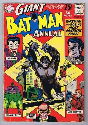 Buy Batman Annual #2 GD Joker Appearance 1962 DC Comics • 71.23£