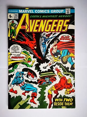Buy Marvel Comics The Avengers 111 1973 • 20£