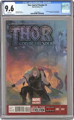 Buy Thor God Of Thunder #2A Ribic CGC 9.6 2013 3785258015 • 158.78£