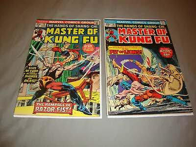 Buy The Hands Of Shang Chi Master Of Kung Fu #29-30 1st & 2nd App. Of Razor Fist • 15.77£