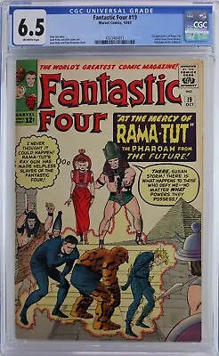 Buy Fantastic Four #19 1963 Cgc Grade 6.5 Off White Pages • 615.68£