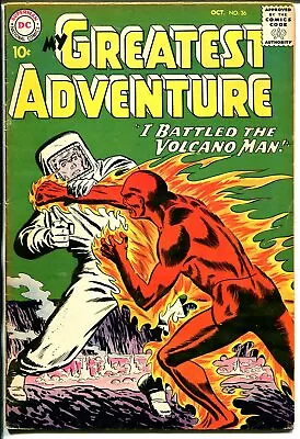 Buy My Greatest Adventure #36 1959-DC-Volcano Man-sci-fi-10¢ Cover Price-VG+ • 35.28£