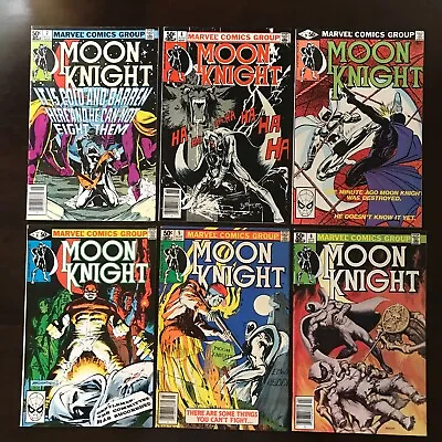 Buy Moon Knight #4, 5, 6, 7, 8, 9 Bill Sienkiewicz Doug Moench Marvel 1981 Newsstand • 22.38£