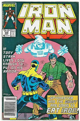 Buy Invincible Iron Man#220 Fn/vf 1987 Newstand Edition Marvel Comics • 17.82£
