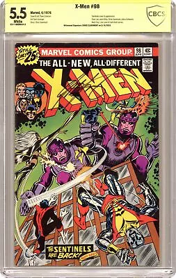 Buy Uncanny X-Men #98 CBCS 5.5 SS Chris Claremont 1976 23-11ABD88-013 • 148.11£