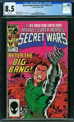 Buy Marvel Super Heroes Secret Wars #12 Cgc 8.5 • 95£