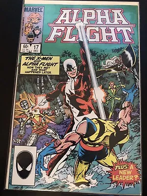 Buy ALPHA FLIGHT #17 Wolverine X-Men 1st SERIES - Rare 1984 Marvel Comics • 9£