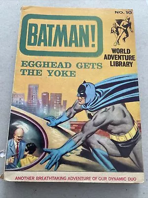 Buy Batman No 10 Egghead Gets The Yoke World Adventure Library  • 13.50£