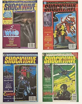 Buy DC Comics Magazine SHOCKWAVE Job Lot Issues 1 To 4 (1991) • 18£