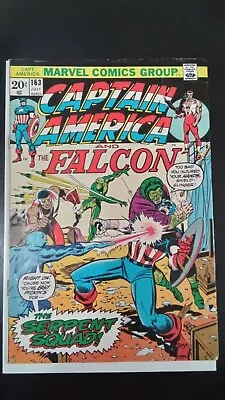 Buy CAPTAIN AMERICA & FALCON #163 (1973), First Appearance Of The Serpent Squad • 11.86£