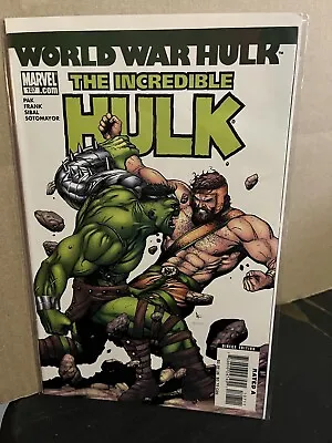 Buy Incredible Hulk 107 🔥2007 VS HERCULES🔥WORLD WAR HULK🔥Marvel Comics🔥NM • 6.32£