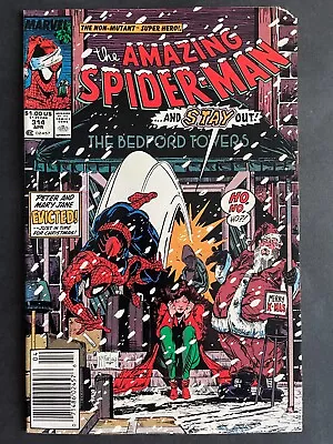 Buy Amazing Spider-Man 314 Marvel 1989 Todd McFarlane Newsstand Mark Jewelers Insert • 16.87£