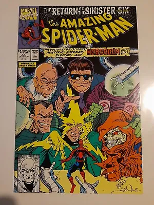 Buy Amazing Spider-Man #337 Aug 1990 VFINE 8.0 1st Full Team Of The Sinister Six II • 9.99£
