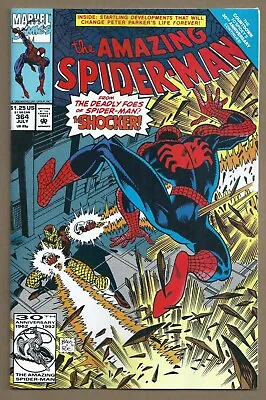 Buy 🔥amazing Spider-man #364*marvel, 1992*mark Bagley*david Michelinie*shocker**nm- • 15.77£