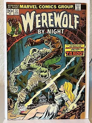 Buy Werewolf By Night #13 * 1st Topaz & Taboo * FN * Marvel 1974 Bronze Horror! * && • 15.80£