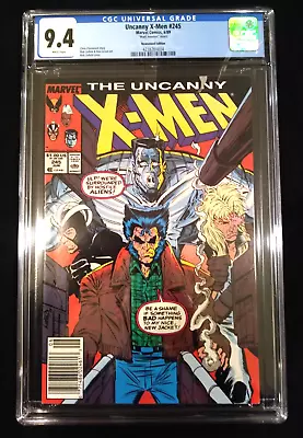 Buy Uncanny X-Men #245, CGC 9.4, Marvel, June 1989, Mark Jewelers Newsstand Variant! • 137.99£