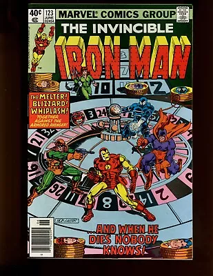 Buy (1979) Iron Man #123 - NEWSSTAND COPY!  CASINO FATALE!  (9.0/9.2) • 12.48£