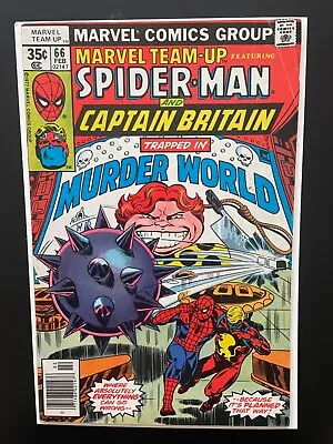 Buy Bronze Age Marvel Team-up 66 (1977) Key 2nd Captain Britain In US. Cents! • 35£