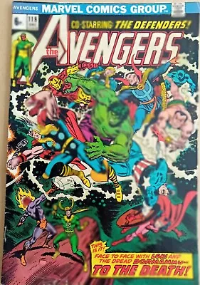 Buy Avengers #118 - VG (4.0) - Marvel 1973 - UK 6p Price Variant - Vs Defenders • 5.50£