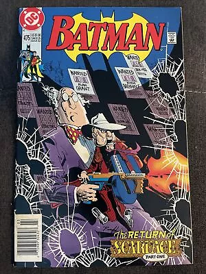 Buy BATMAN # 475 DC COMICS March 1992 RENE MONTOYA 1st APP Newsstand SCARFACE RETURN • 7.91£