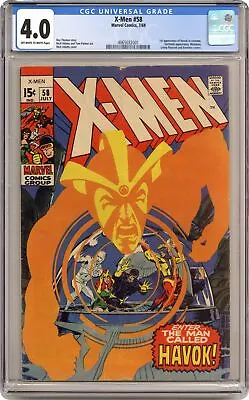 Buy Uncanny X-Men #58 CGC 4.0 1969 4065032001 • 173.47£