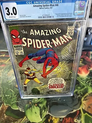 Buy Amazing Spider-man #46 Origin & 1st App Shocker Cgc 3.0 🔥🔥 • 130.65£