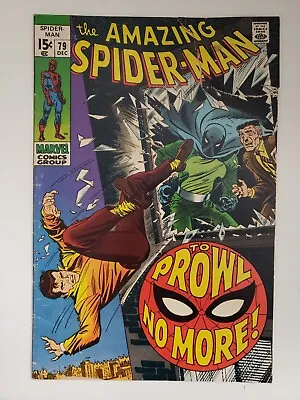 Buy Amazing Spider-Man #79 - 1969 - 2nd Appearance Of The Prowler Hobie Brown KEY! • 24.79£