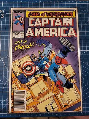 Buy Captain America #366 Vol. 1 7.0+ Newsstand Marvel Comic Book I-153 • 4.01£