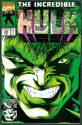 Buy Incredible Hulk 379 NM 9.4 Marvel 1991 • 9.45£
