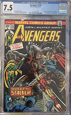 Buy Avengers #124  CGC 7.5 Bronze Age  Key Issue • 79.43£
