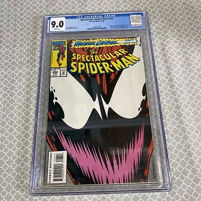 Buy Spectacular Spider-Man #203 CGC 8.0 WP Marvel 1993 Maximum Carnage Part 13 • 63.07£