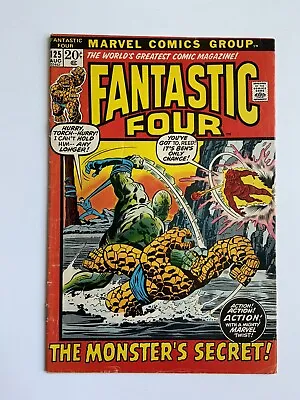 Buy FANTASTIC FOUR #125 (August, 1972)  Marvel MONSTER'S SECRET VG • 7.98£
