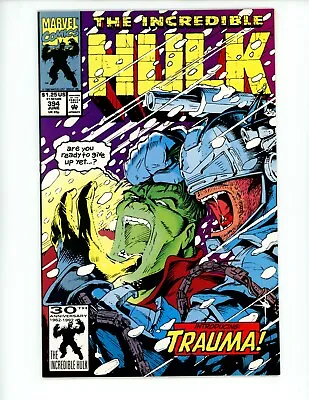 Buy Incredible Hulk #394 1992 VF Peter David Andrew Wildman Marvel Comic Book • 1.57£