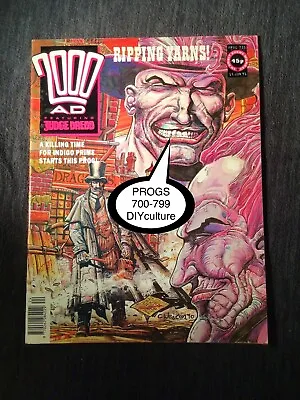 Buy 2000AD — Comic/Prog 700-799 — Judge Dredd — Price/ship Discounts With Quantity • 3.95£