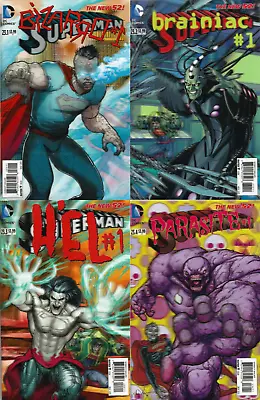 Buy Dc Comics - Superman #23.1 #23.2 #23.3 #23.4 New 52 - 3d Lenticular Covers - New • 19.95£