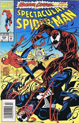 Buy Spectacular Spider-Man, The #202 (Newsstand) FN; Marvel | Maximum Carnage 9 - We • 12.78£