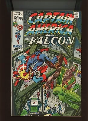 Buy (1971) Captain America #138: BRONZE AGE! KEY! SPIDER-MAN (CROSSOVER)! (8.0) • 23.81£