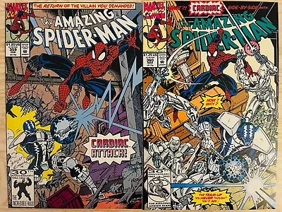 Buy 🔥AMAZING SPIDER-MAN #359 #360 (MARVEL 1992) 1st And 2nd CAMEO OF CARNAGE VF/NM • 31.54£