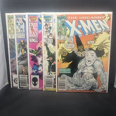 Buy The Uncanny X-Men #’s 190 206 208 216 220 Lot Of 5 Marvel Comics. (B36)(19) • 15.98£