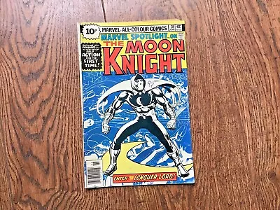 Buy Marvel Comic  Spotlight On The Moon Knight 1976  No 28  • 49.99£