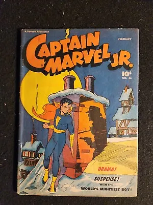 Buy Captain Marvel Jr. #46 (Fawcett 1947) App F+ Bud Thompson Otto Binder • 67.96£
