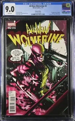 Buy All-new Wolverine #2 Cgc 9.0 David Lopez Variant Edition 1st The Sisters Gabby • 118.58£