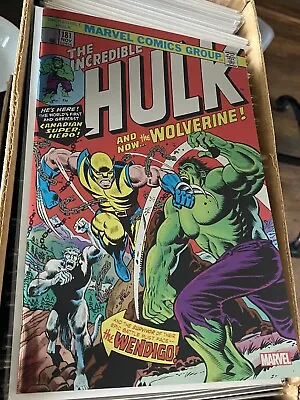 Buy Marvel Comics INCREDIBLE HULK #181 FACSIMILE EDITION FOIL VAR (2023) • 3.88£