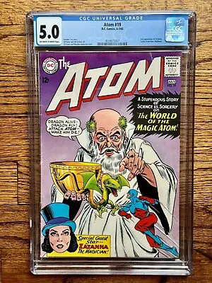 Buy Atom #19 CGC 5.0 (1965) 1st Zatanna Cover & 2nd Appearance! KEY ISSUE! • 182.05£